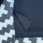 Athleta Black Waffle Knit Wool Crew Neck Long Sleeve Pullover Sweater Size XS Photo 6