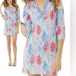 Lilly Pulitzer  Courtney Multi Let Minnow Beaded Tunic Shift Dress size small Photo 2