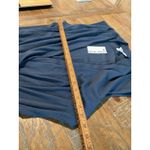 Nine West NWT ‎ Women Blue Ribbed Drape Front Cap Sleeve Top Size XXL Photo 6