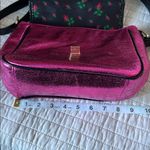 Betsey Johnson Hotline Retro Phone Crossbody bag in metallic fuchsia OS Photo 7