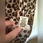 Cloth & Stone Cheetah Print Leopard Button Down Collared Shirt Blouse Size Small Photo 5