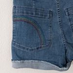 Madewell 28 High Rise Rainbow Stitched Pocket Stretch Jeans Shorts Photo 4