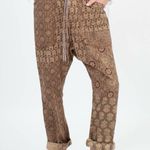Free People x Dr. Collectors Adarahk Brown Washed Harem Pants Size XS Photo 11