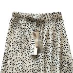 Micas  Womens Wide Leg Leopard Print Pull On Elastic Waist Pants NWT - Large Photo 2