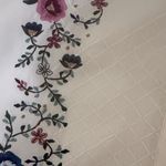 Same Game Different Name (SGDN) Ivory Embroidered Cotton Blouse — Size L White Size L Photo 9