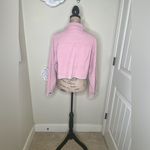 NTM: Mimosa Cropped Raw Hem Trucker Style Pink Corduroy Jacket NWT Size M Size M Photo 8