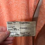 Hugo Boss Womens Nasusi Long Sleeve Orange Stretch Mesh Paisley Midi Dress Large Photo 10