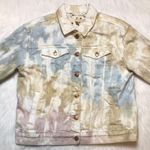 Pilcro Women’s Tie Dye Button-Up Jean Jacket Photo 0