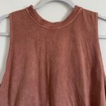Free People Movement Loose Fit Muscle Tank Medium / Large Rust Orange Photo 2