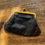 Rodo vintage Italian Black Leather Bag w/ matching coin purse convertible strap Photo 12