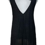 Juicy Couture Los Angeles Black & Silver Sleeveless Flare Tank Size Small Photo 3