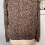 Talbots Herringbone Angora Cardigan Sweater Brown Tan Size XL Photo 6