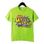 Nickelodeon Vintage U Pick Nick! Dollywood T Shirt USA Graphic Tee Green Small S Photo 1