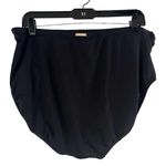 Ralph Lauren Lauren  Black Ruched High Waisted Bikini Swimsuit Bottom Size 20W Photo 1