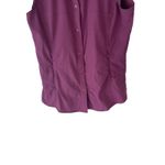 Magellan outdoors Magellan Women's Size Small Purple Sleeveless Outdoor Button Up Top Photo 2