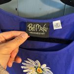 Bob Mackie NWOT Purple Tee with Floral Design | Women’s Sz 1x Photo 1