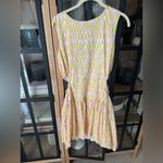 Red Dress Boutique Daisies cutout mini dress groovy gingham checkered flirty florals aaka drop hem Photo 1