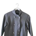 Kenneth Cole  Cotton  Blend Military Buttons Gray Warm Cozy Women’s Sweater SZ PM Photo 7