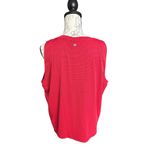 New Calia Carrie Underwood Bubble Mesh High Low Tank Top Autumn Rose XXL NWT Photo 2