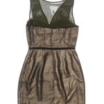 Charlotte Ronson | Metallic Gold Tulip Dress 0 Photo 5