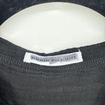 Robin Piccone Natalie Black Cover-Up Dress Drawstring Waist Fringe Hem Small Photo 6