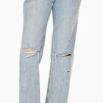 Denim Forum Light Wash The Joni High Rise Loose Jeans Blue Size 23 Photo 0