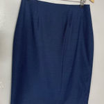 Brooks Brothers  Explorer Wool Blend Navy Blue Pencil Skirt Sz‎ 6 Photo 0