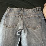 ZARA  Distressed Mom High waisted Blue Jeans size 6 Photo 4