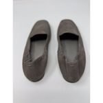 Eileen Fisher Womens Shoes Taupe Sim Tumbled Loafer Flats Suede Square Toe US 7 Photo 5