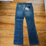 Armani Exchange EUC  Bootcut Jeans Women‎ 4 Distressed Streetwear Floral Y2K Photo 4