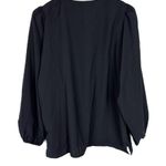 J.Crew NWT Long Puff Sleeve Keyhole Top Shirt Black Size ST Small TALL NEW Photo 7