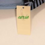 Aerie NWT  Blue Ruffle Bikini Top Size Small Photo 7