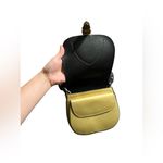 Burberry Metallic Gold Leather Shoulder Crossbody Bag Photo 7