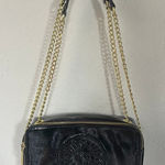 Anne Klein Ann Klein black gold chain‎ handbag purse evening Photo 0