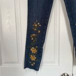 Driftwood  Floral Embroidered Jackie Denim Jeans Photo 1