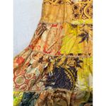 Anthropologie Geisha Designs Maxi Dress Rosalinda Patchwork Sundress‎ S Orange Photo 6