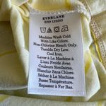 Everlane Shirt Womens Extra Small Yellow Striped Tee Photo 7