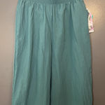 Vintage Teddi Rhapsody Dress Pants Womens 16 Green Tapered Elastic Waist Pull On Photo 0