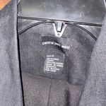 Central Park West  Black Single One Button Linen Blazer Jacket Women's Size Small Photo 3