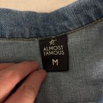 Almost Famous Junior Variety Patch Denim Jean Jacket Size Medium Photo 3