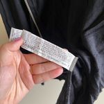 ZARA ASYMMETRIC T - SHIRT WITH ZIP BLACK SHORT SLEEVE TOP WOMENS SIZE M Photo 4