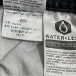 Levi's Levi’s Jeans Wedgie Skinny Size 25 Raw Hem Black High Waist Button Fly Photo 8