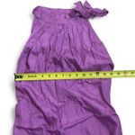 Purple Sleeveless Dress‎ with Floral Trim Size undefined Photo 4