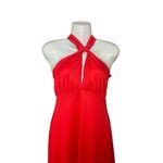 Maxi Hollow Dress Women's Size 11 Racerback Formal Dress Flowy Lightweight Red Photo 2