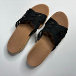 Skechers Arch Fit Beverlee Wedge Heeled Sandal in Black Photo 7