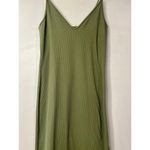 Abercrombie & Fitch Ribbed Midi Tank Dress Bodycon Green Summer Medium Photo 2