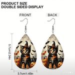 Spooky Chic Halloween Dangle Earrings Photo 1