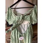 Princess Polly C59  NWT Let's Dance Mini Dress Green Floral Size 12 Photo 11