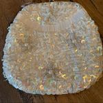 Vintage White Beaded Purse Clutch wedding Photo 1