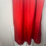 Madewell Smocked Puff Sleeve Midi Dress in Poplin in Cerise Size: S, NWT Photo 9